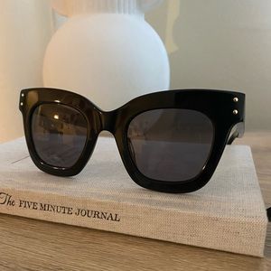 Bonlook Fever polarized sunglasses in Onyx (oversized)